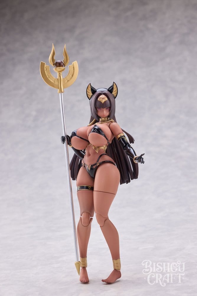 Original Character Isekai Emaki Action Figure 1/12 Egyptian Goddess Bastet 18 cm