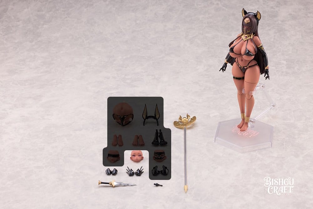 Original Character Isekai Emaki Action Figure 1/12 Egyptian Goddess Bastet 18 cm