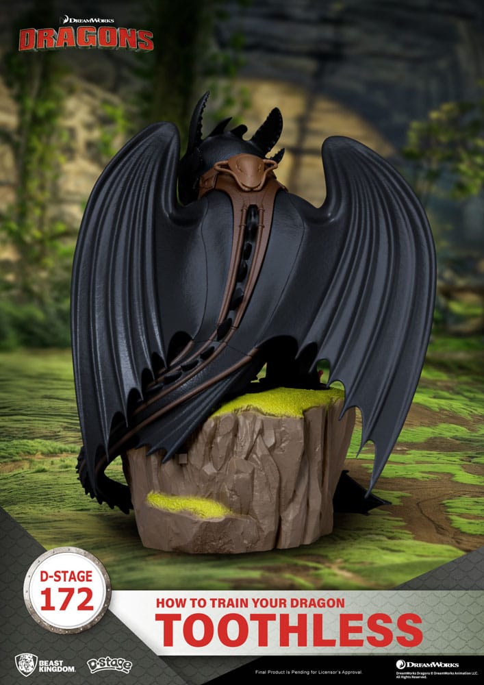 How To Train Your Dragon toothless Statue 14 cm