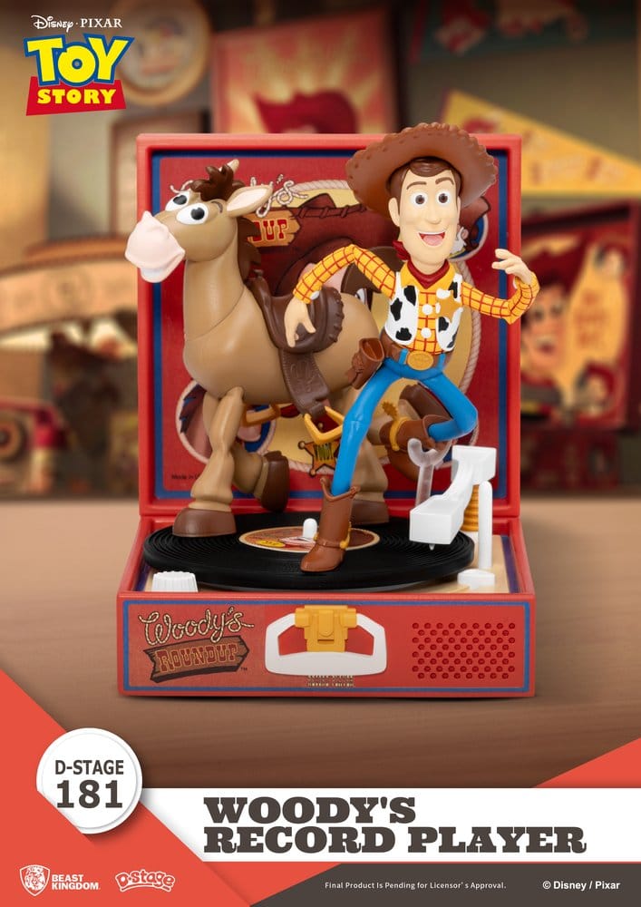 Toy Story Record Player Series PVC figure Woody's Record Player 13 cm