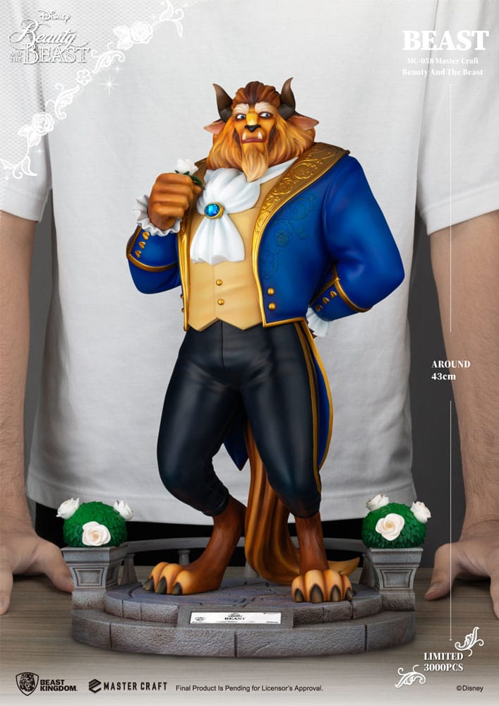 Disney Master Craft Statue „Die Schöne und das Biest“ 39 cm