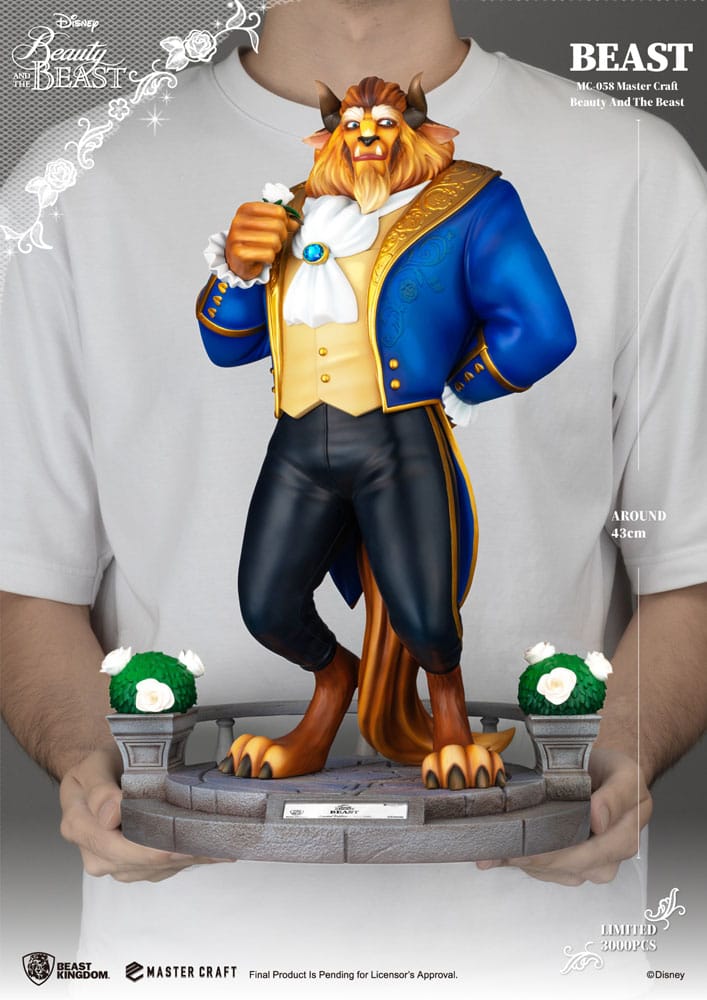 Disney Master Craft Statue „Die Schöne und das Biest“ 39 cm