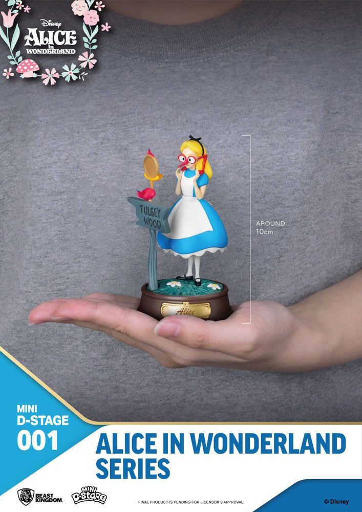 Alice in Wonderland Mini Diorama Stage Statues 6-pack 10 cm