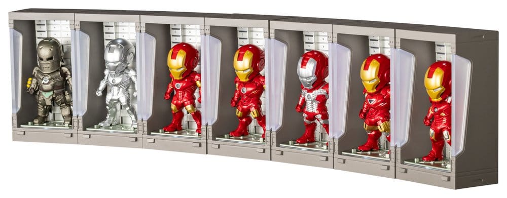Marvel Mini Egg Mini Figures Iron Man Hall of Armor Blind Box Assortment (6) 8 cm