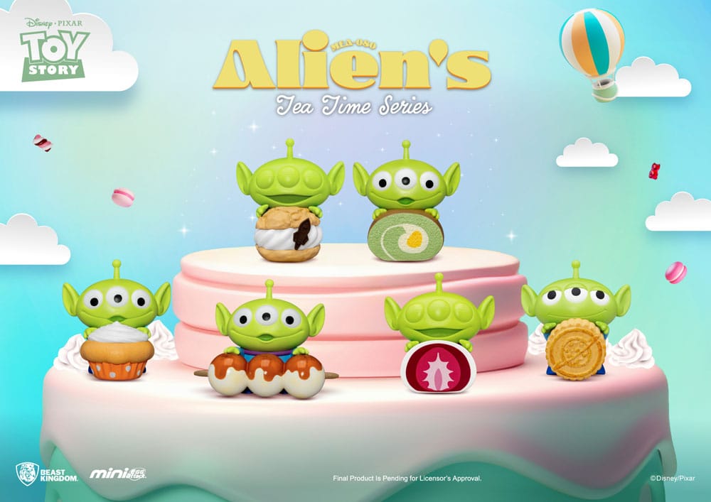Toy Story Mini Egg Attack Figuren Alien's Tea Time Series Set 10 cm
