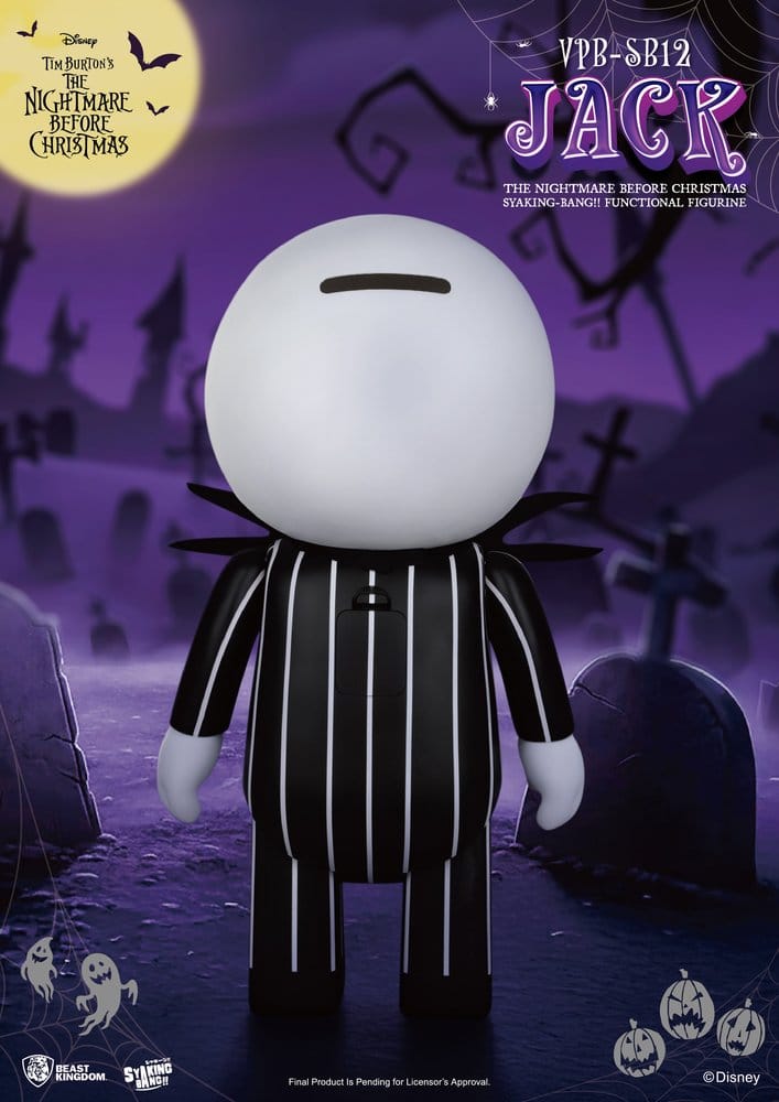 The Nightmare Before Christmas Shaking-Bang Figure Bank Jack 47 cm