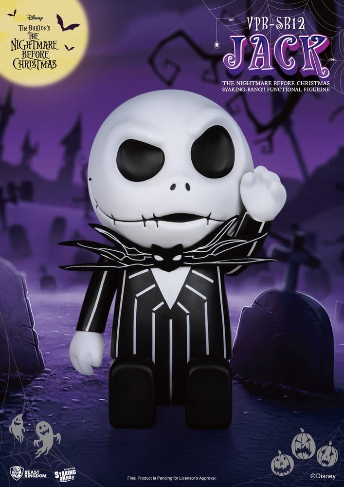 The Nightmare Before Christmas Shaking-Bang Figure Bank Jack 47 cm