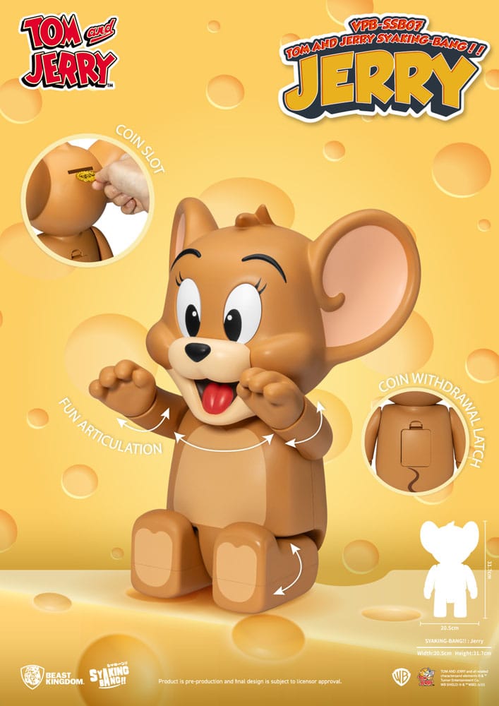 Tom & Jerry Syaking Bang PVC figure Jerry 30 cm