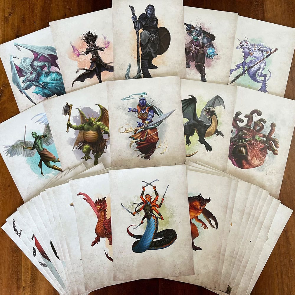 Dungeons & Dragons RPG Encounter Cards Challenge Rating 7+: Pack 1