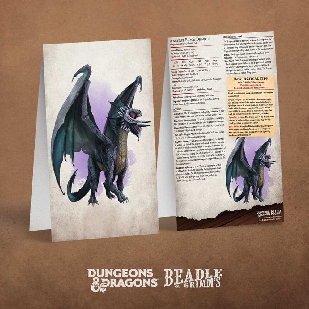 Dungeons & Dragons RPG Encounter Cards Challenge Rating 7+: Pack 2