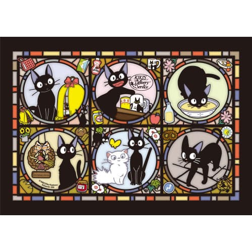 Kiki's Delivery Service Jigsaw Puzzle Stained Glass Jiji's everyday