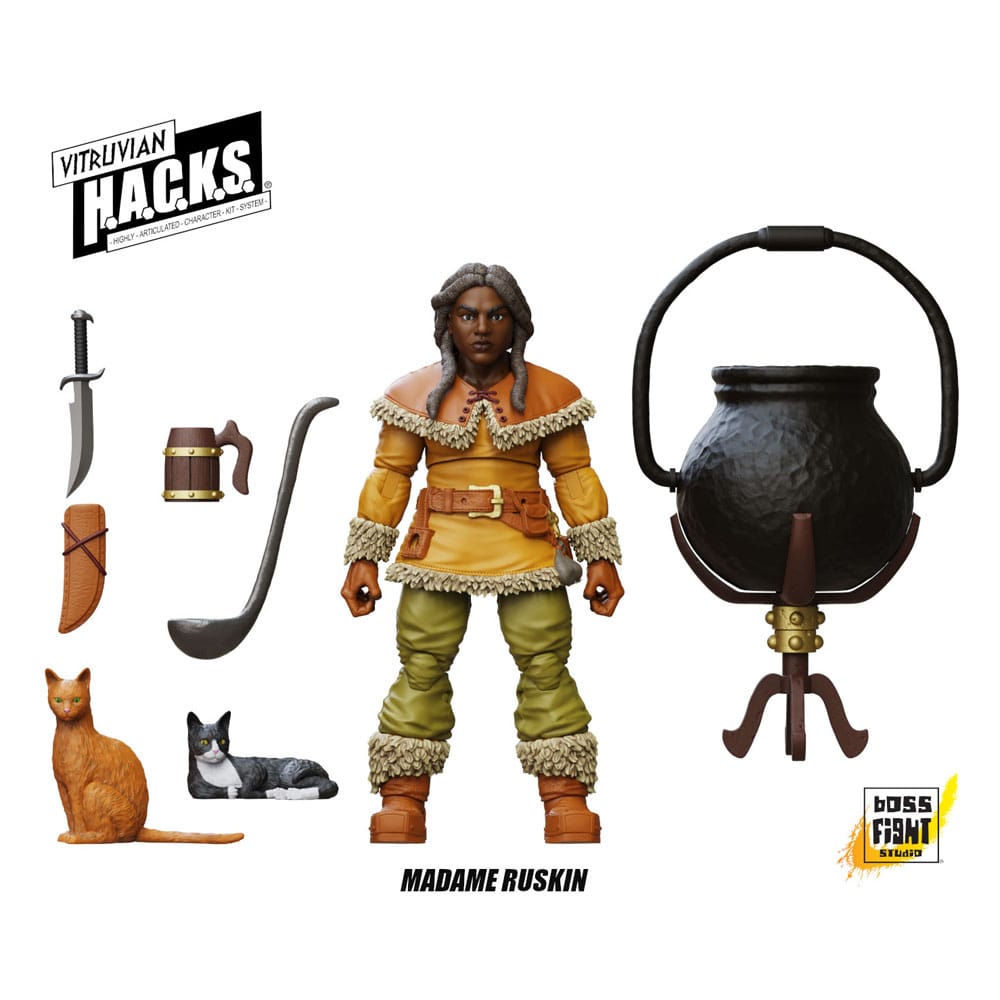 Vitruvian HACKS Actionfigur Zwergenwirtin Madame Ruskin