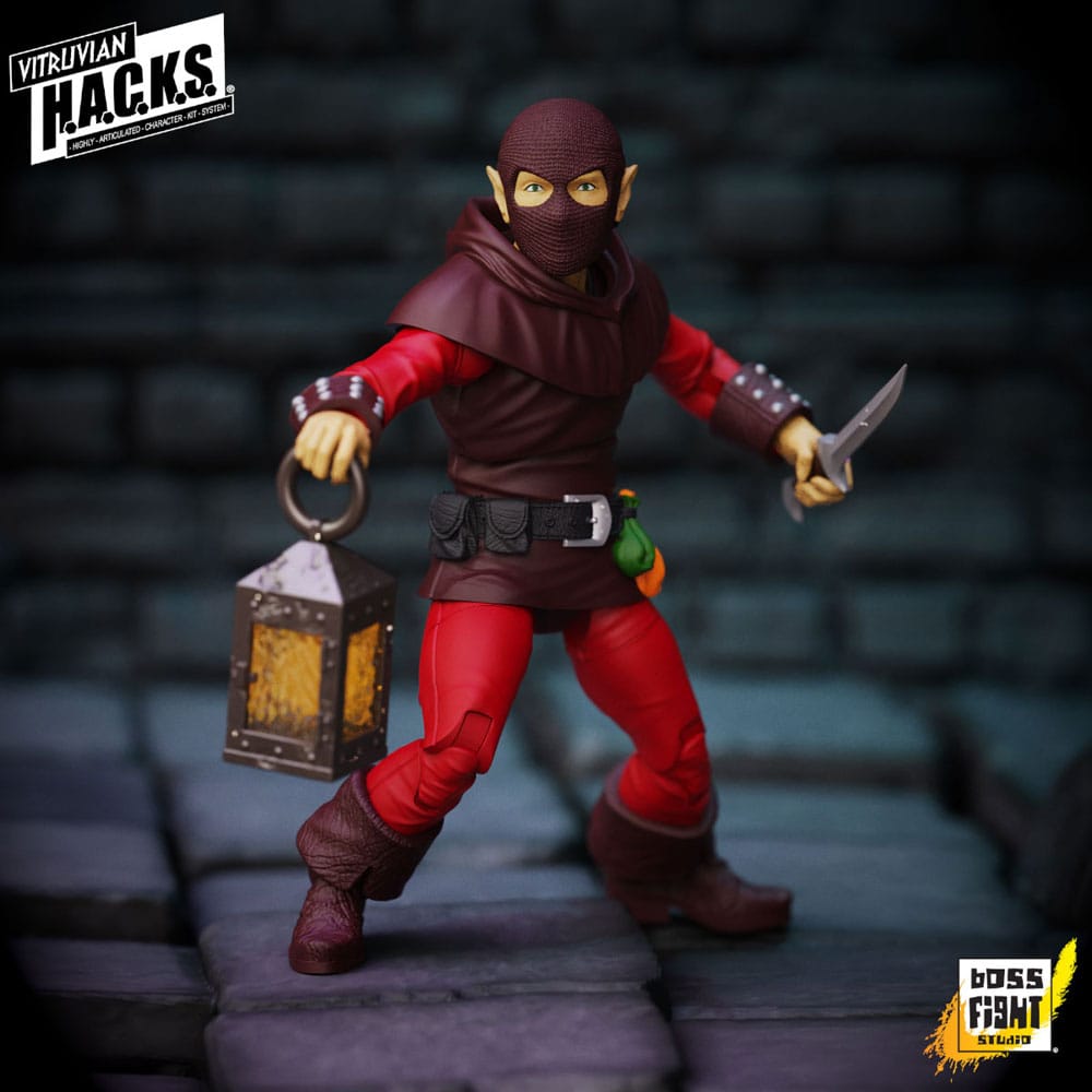 Vitruvian HACKS Actionfigur Halbling Scout Dwynn Dellos
