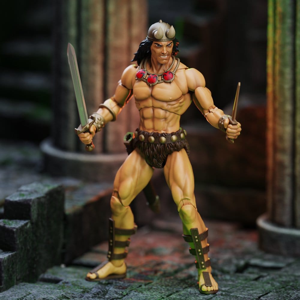 Conan the Barbarian Epic H.A.C.K.S. Action Figures The Tower of the Elephant Set: Young Conan and Yag Kosha