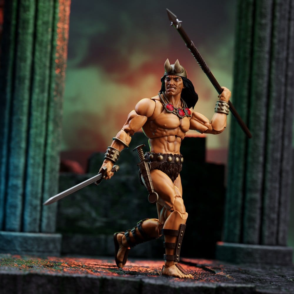 Conan the Barbarian Epic H.A.C.K.S. Action Figures The Tower of the Elephant Set: Young Conan and Yag Kosha