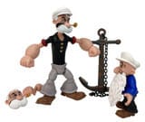 Popeye Action Figure Wave 02 Poopdeck Pappy - Damaged packaging
