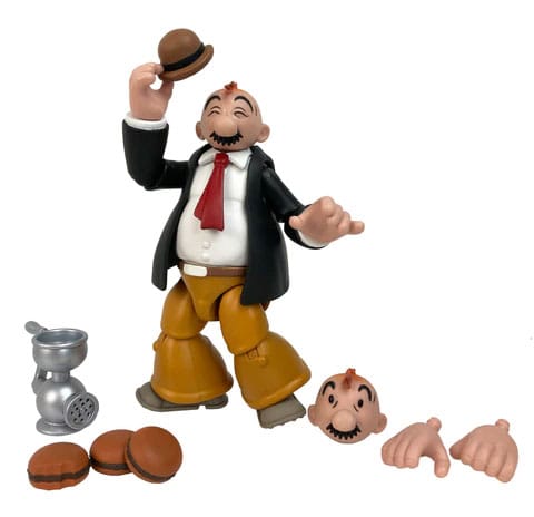 Popeye Action Figure Wave 02 J. Wellington Wimpy - Severely damaged packaging