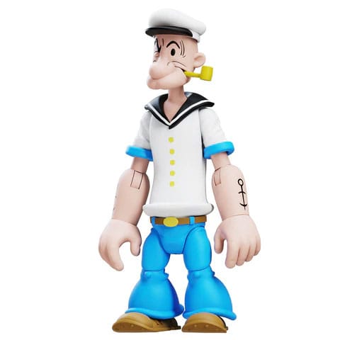 Popeye Actionfigur Wave 03 Popeye 1. Auftritt Weißes Hemd