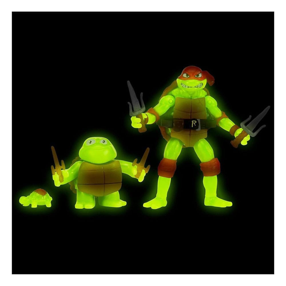 Teenage Mutant Ninja Turtles: Mutant Mayhem Action Figure 3-Pack Evolution Raphael & Leonardo Assortment (6)