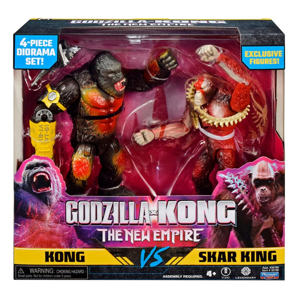 Godzilla x Kong: The New Empire - Kong vs Skar King 6-inch Action Figu