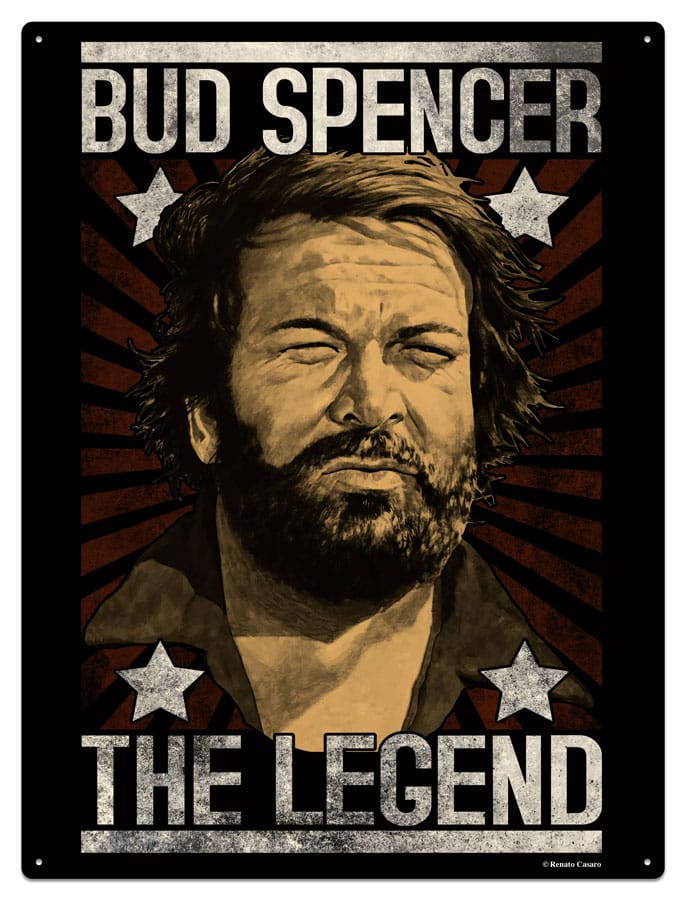 Bid Spencer Blechschild The Legend 30 x 40 cm