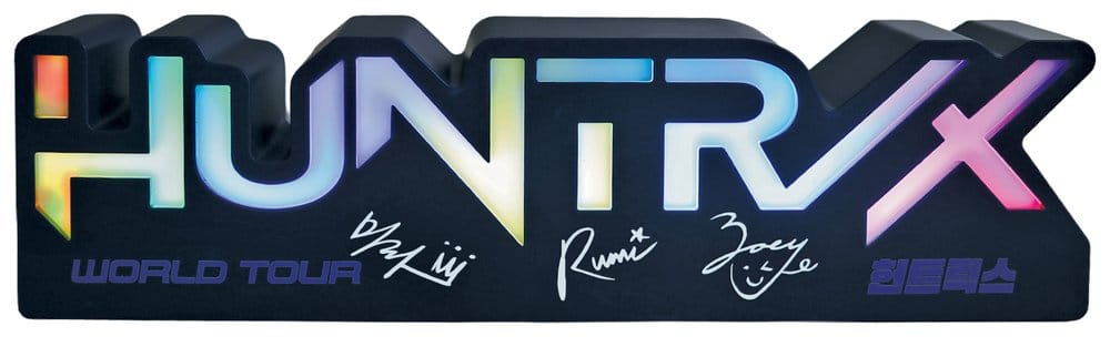 KPop Demon Hunters Lamp Huntr/x Logo