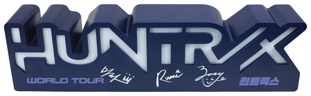 KPop Demon Hunters Lamp Huntr/x Logo