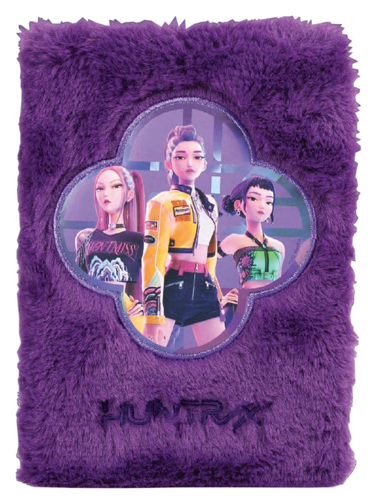 KPop Demon Hunters A5 Notebook Huntr/x Plush