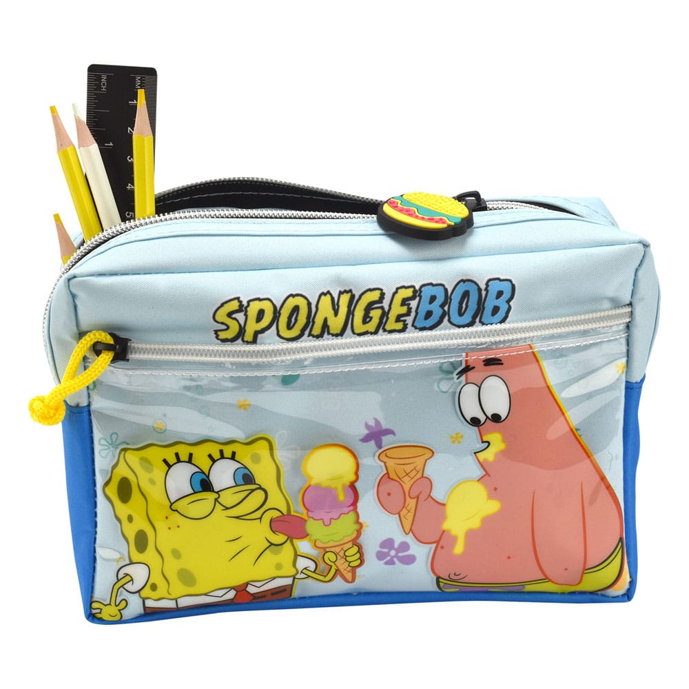 SpongeBob Federmäppchen mit mehreren Taschen, Icons-Etui (8)