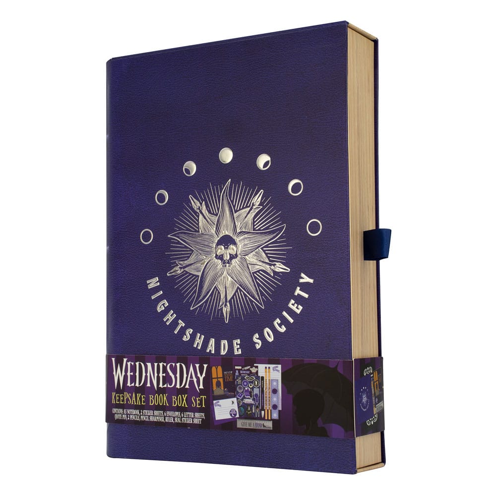 Wednesday Letter Writing Set Nightshade Book