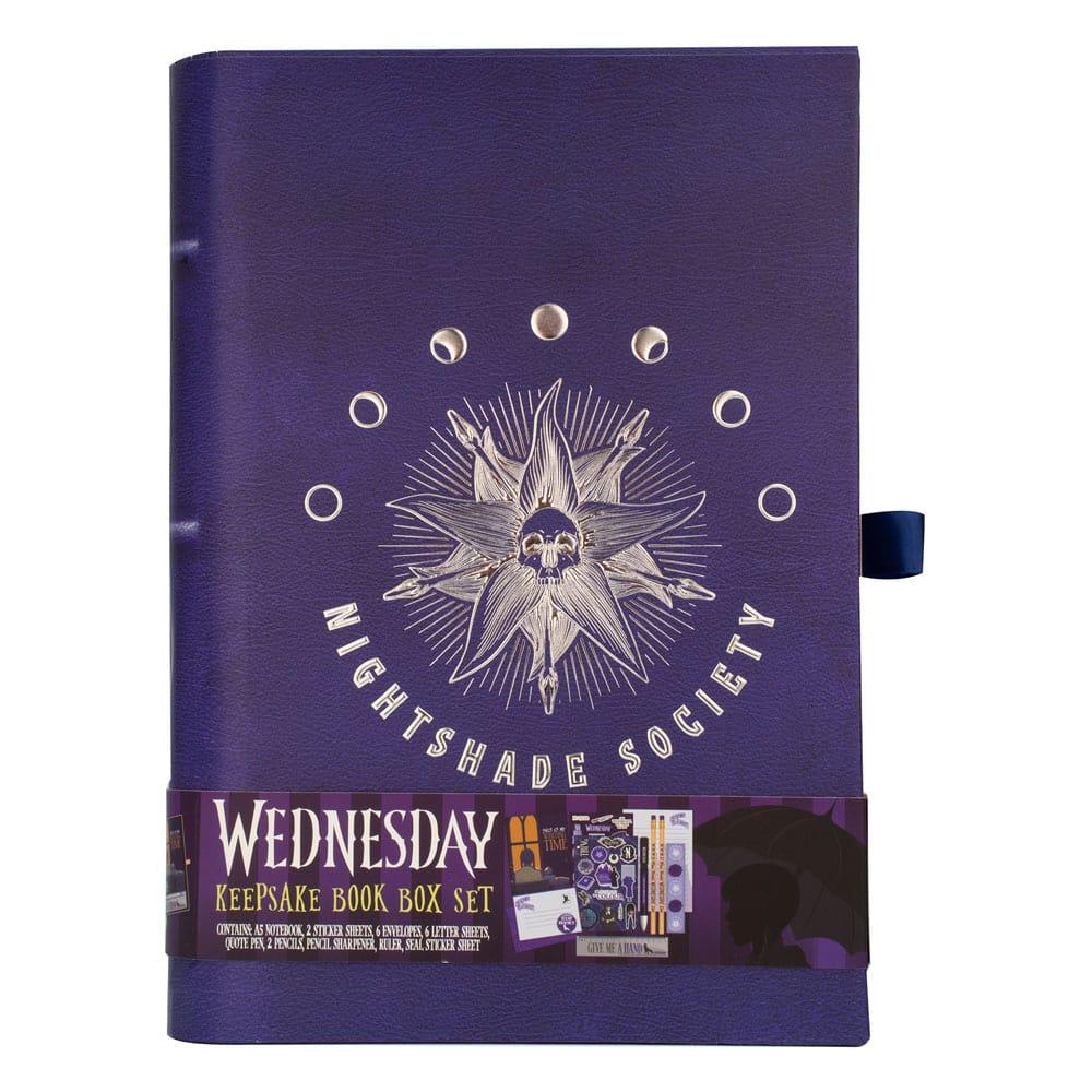 Wednesday Letter Writing Set Nightshade Book