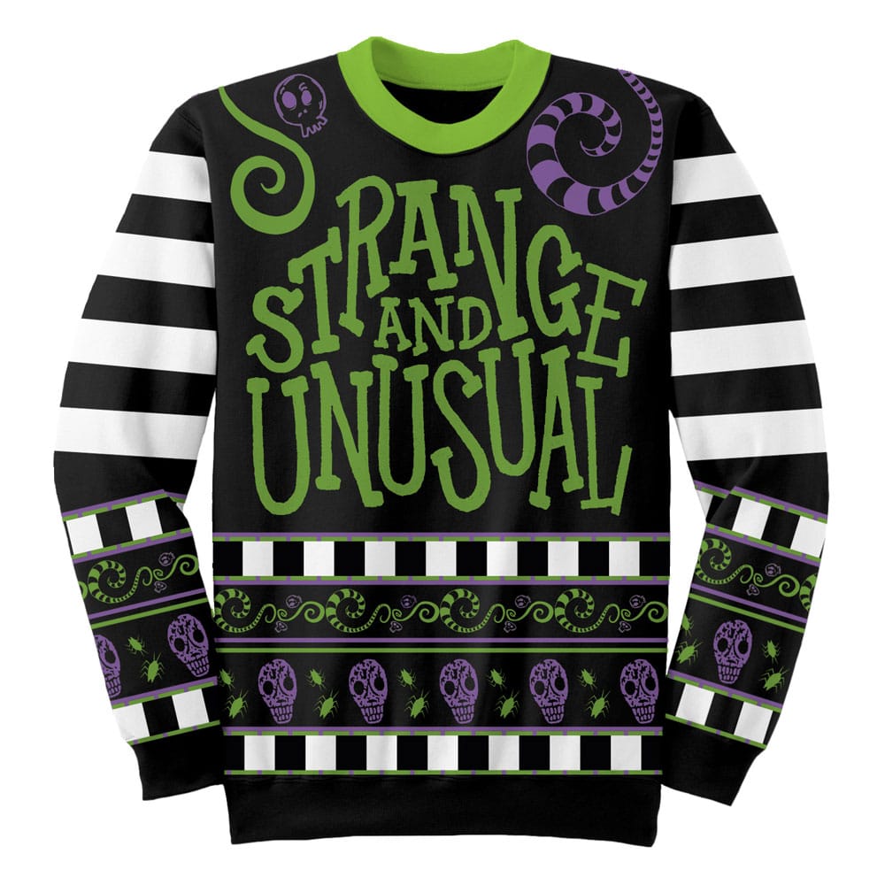 Beetlejuice Sweatshirt Jumper Strange & Unusual Size M