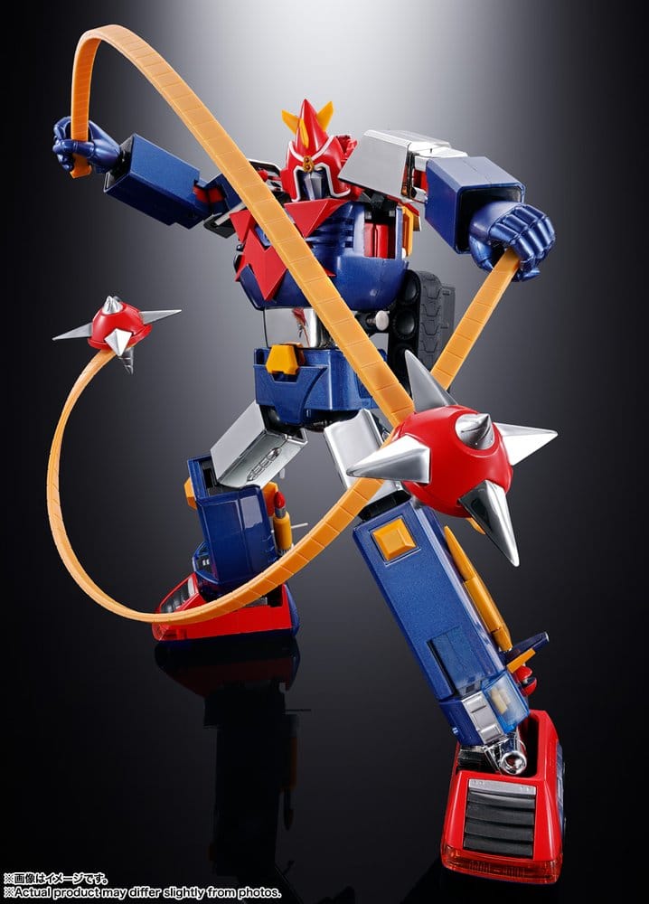 Super Electromagnetic Machine Voltes V Soul of Chogokin Diecast Action Figure GX-31SP Chodenji Machine Voltes V Chogokin 50th Ver. 25 cm