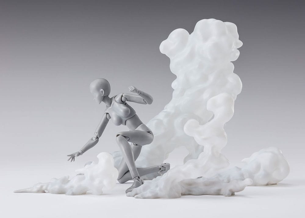 Tamashii-Effekt-Actionfiguren-Zubehör, rauchweiße Version für SHFiguarts