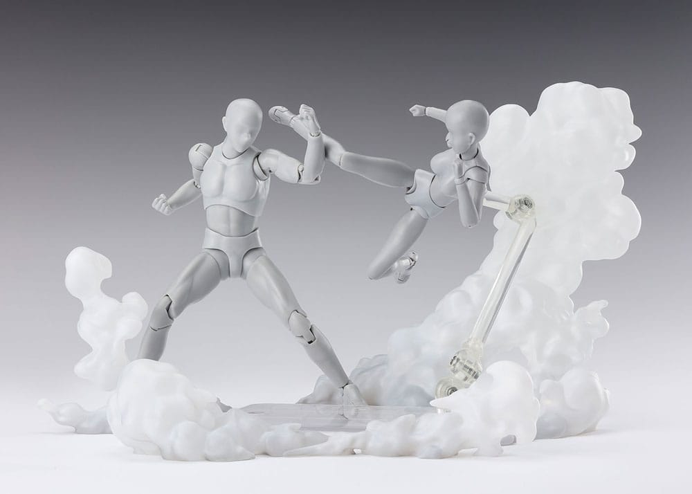 Tamashii-Effekt-Actionfiguren-Zubehör, rauchweiße Version für SHFiguarts