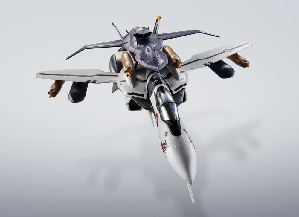 Macross 7 Hi-Metal R Action Figure VF-0S Phoenix (Roy Focker Use) & QF-2200D-B Ghost Set 14 cm