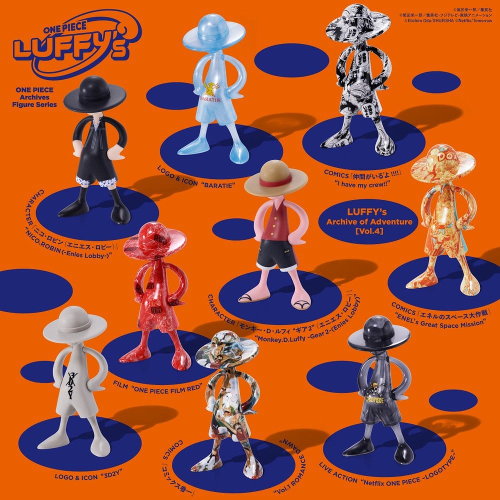 One Piece Luffy's Archive of Adventure Mini Figure Blind Box Assortmen
