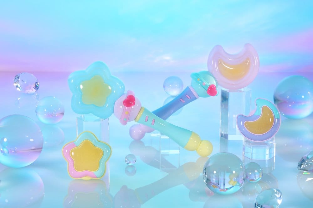 Magical Sisters Lulutto Lilly Proplica Replica Stattoneoneon & GlassHeart HopePact Set 25 cm