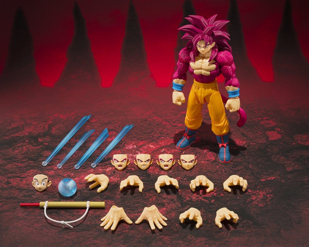 Dragon Ball S.H. Figuarts Action Figure Super Saiyan 4 Son Goku -Daima- 15 cm