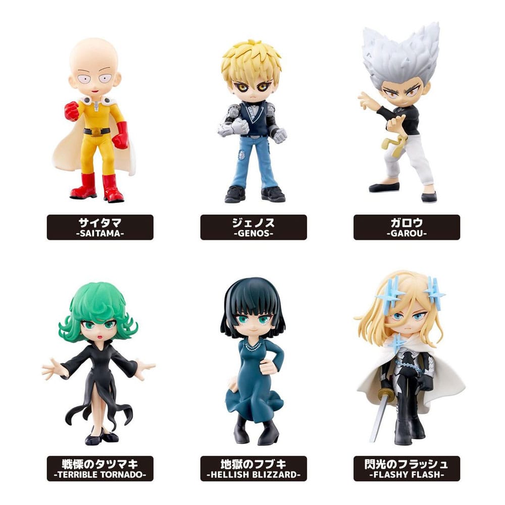 One Punch Man PalVerse PVC Figures Vol. 02 9 cm Assortment (6)