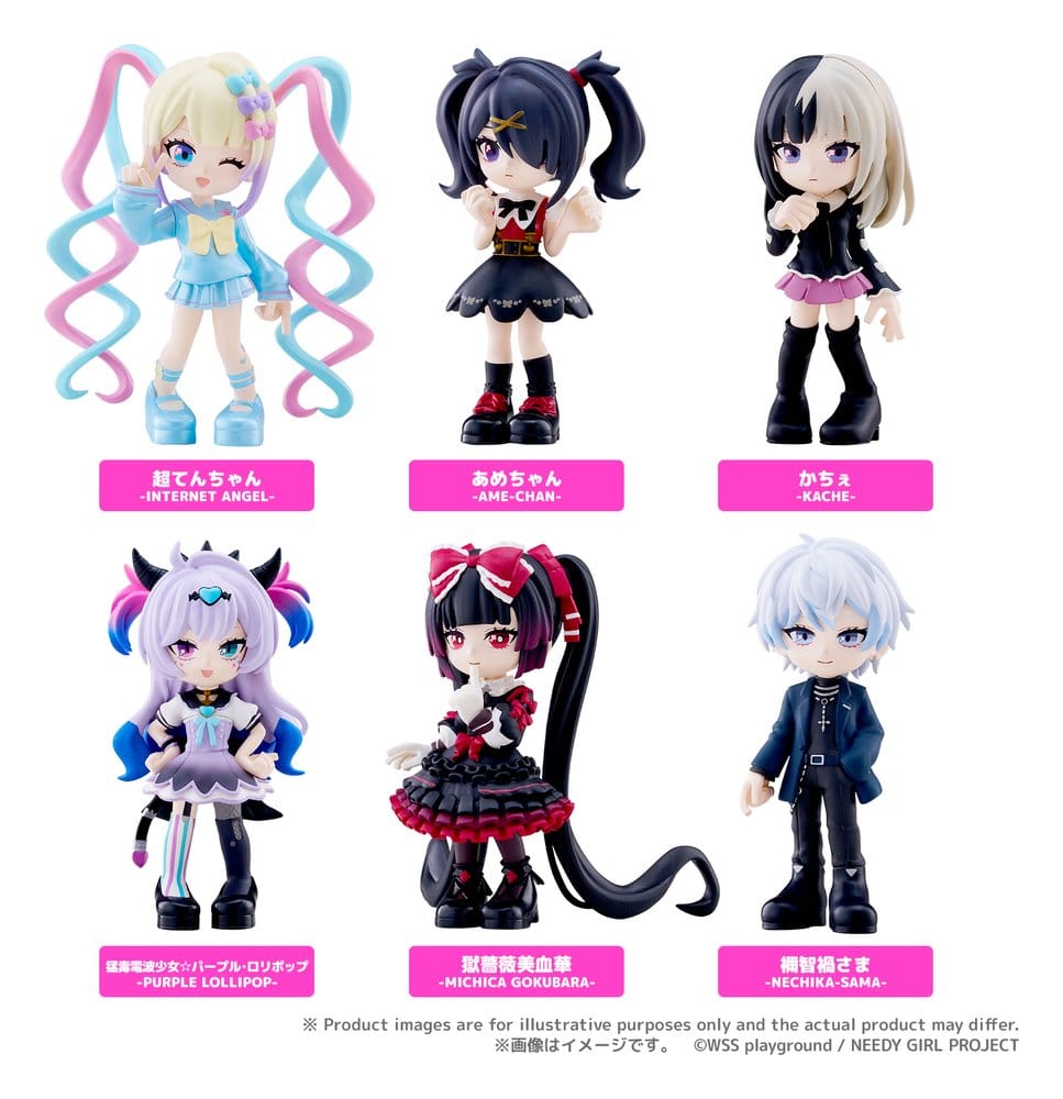Needy Girl Overdose PalVerse Mini Figures Blind Box Display (6)