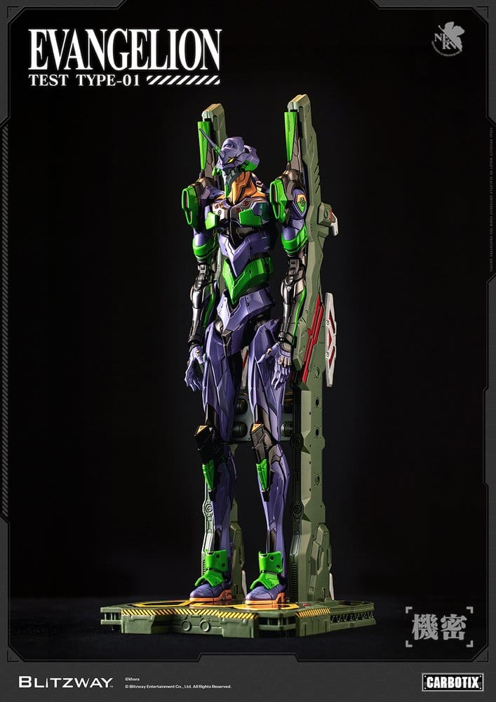 Evangelion Carbotix Action Figure Evangelion Unit-01 Test Type (Standard Ver.) 33 cm