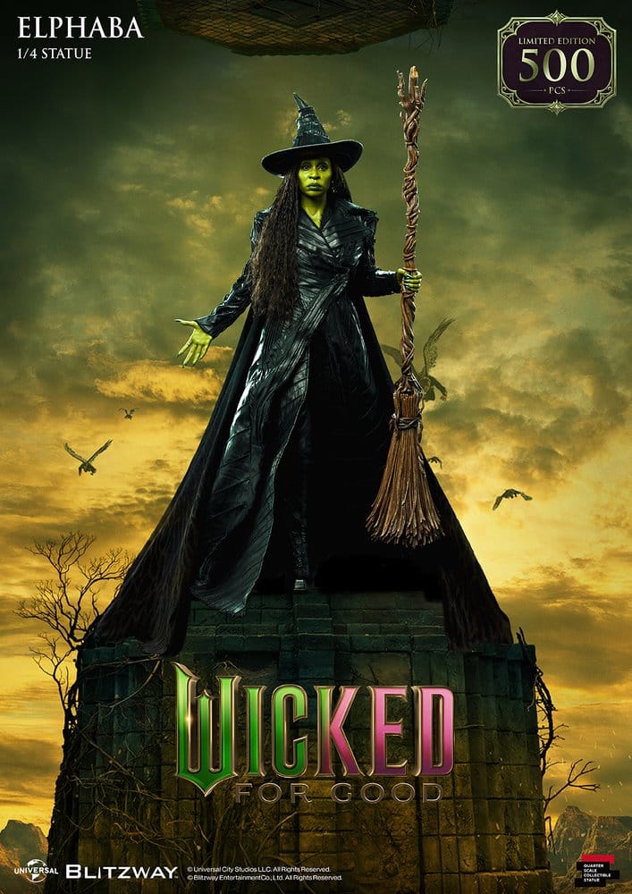 Wicked 2: For Good Superb Scale Statue 1/4 Elphaba 56 cm