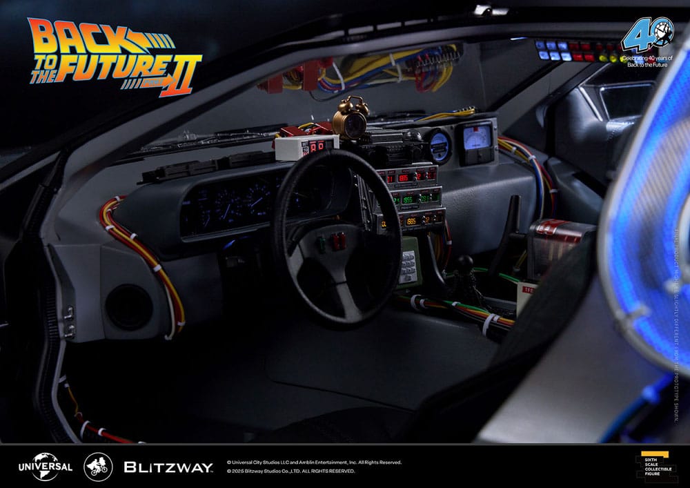 Back to the Future II Premium UMS vehicle 1/6 Time Machine 74 cm