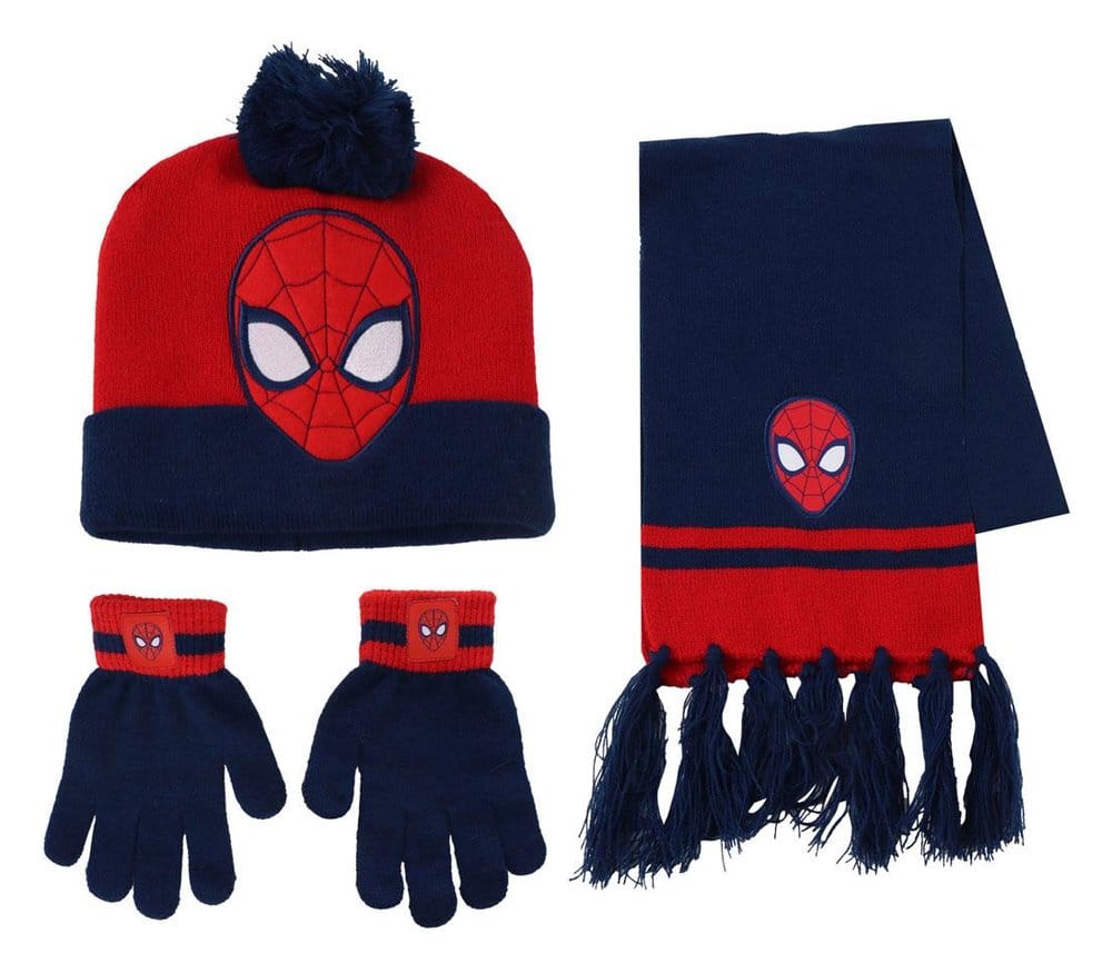 Marvel Beanie, Scarf & Gloves 3-Set Spider-Man