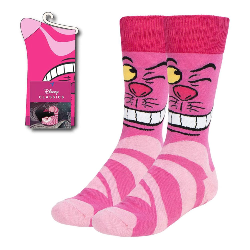 Disney Socks Alice in Wonderland Cheshire Cat Twink 36-43