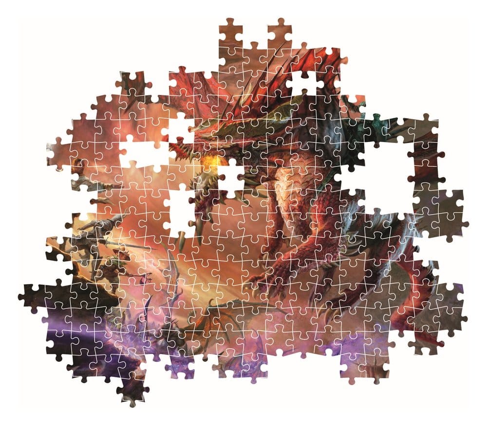 Dungeons & Dragons Gaming Puzzle Collection Jigsaw Puzzle Dragon Attack (500 pieces)