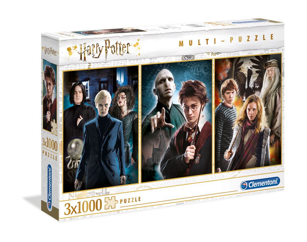 Harry Potter Multi-Puzzle-Figuren (3 x 1000 Teile)