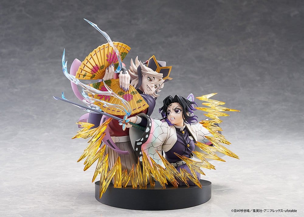 Demon Slayer: Kimetsu no Yaiba PVC Figures 2-Pack Shinobu Kocho & Doma 18 cm