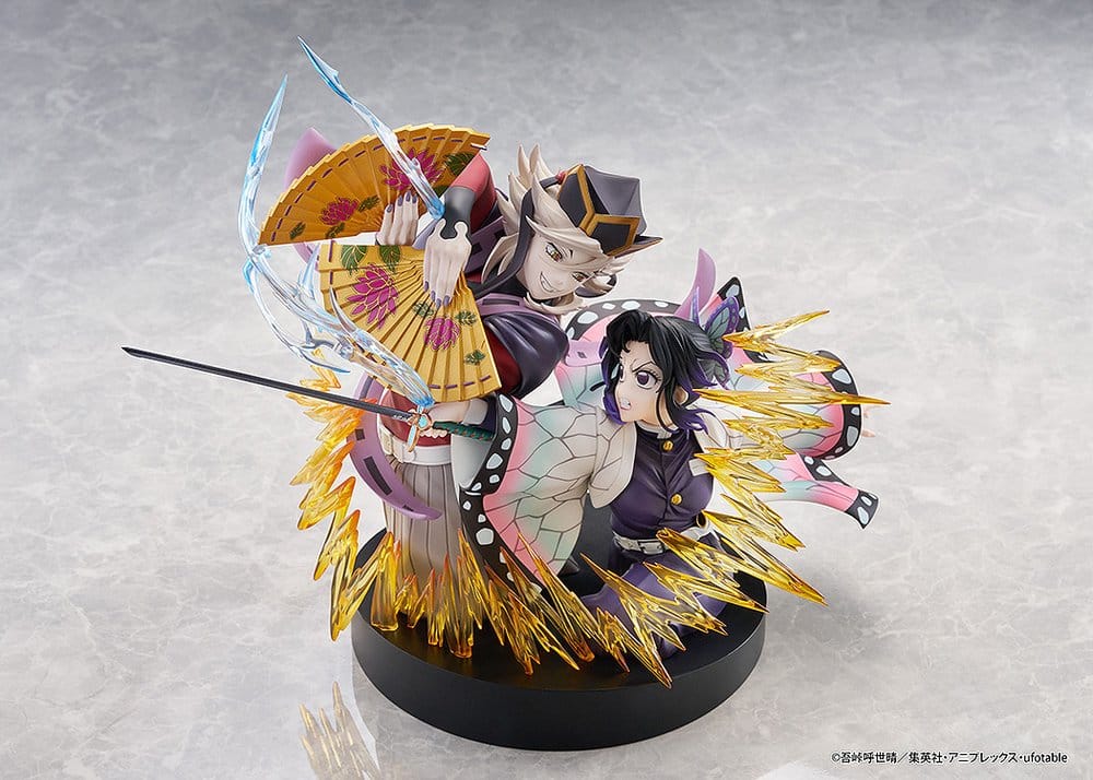 Demon Slayer: Kimetsu no Yaiba PVC Figures 2-Pack Shinobu Kocho & Doma 18 cm